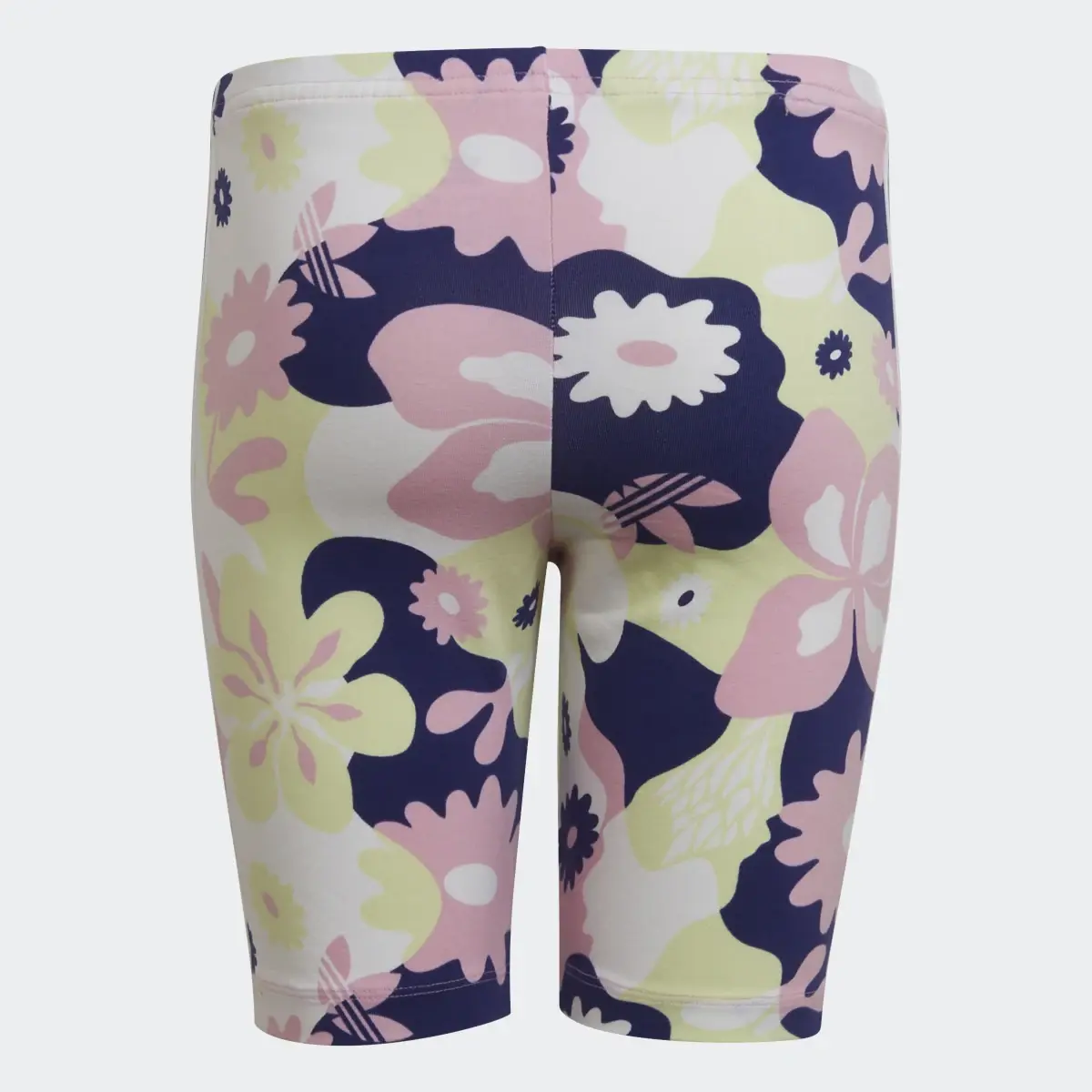 Adidas Short cysliste Allover Flower Print. 2