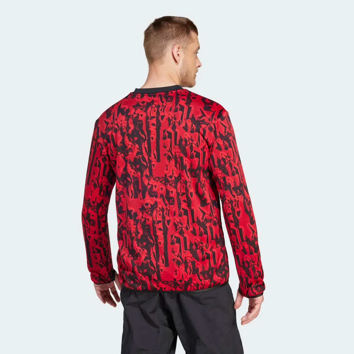 Adidas Sudadera Warm calentamiento Manchester United. 3