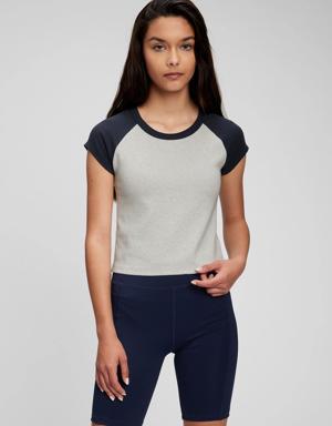 Teen Modal&#153 Raglan T-Shirt gray