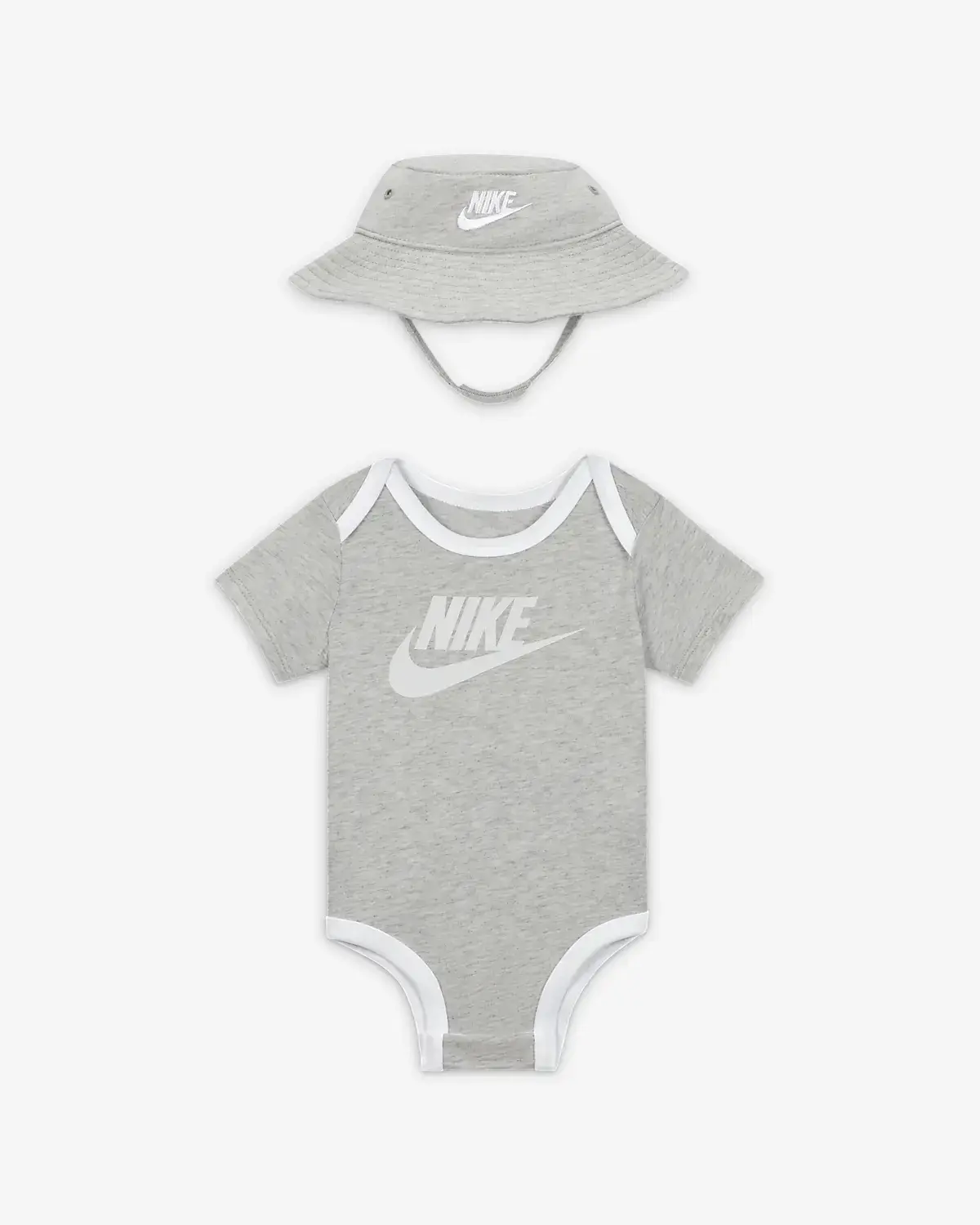 Nike Core Bucket Hat and Bodysuit Set. 1