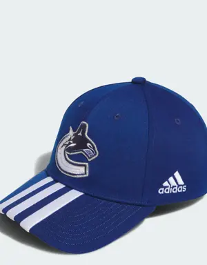 Adidas CANUCKS 3 STRIPE STRUCTURED ADJUSTABLE