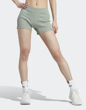 Adidas Lounge Rib Booty Shorts