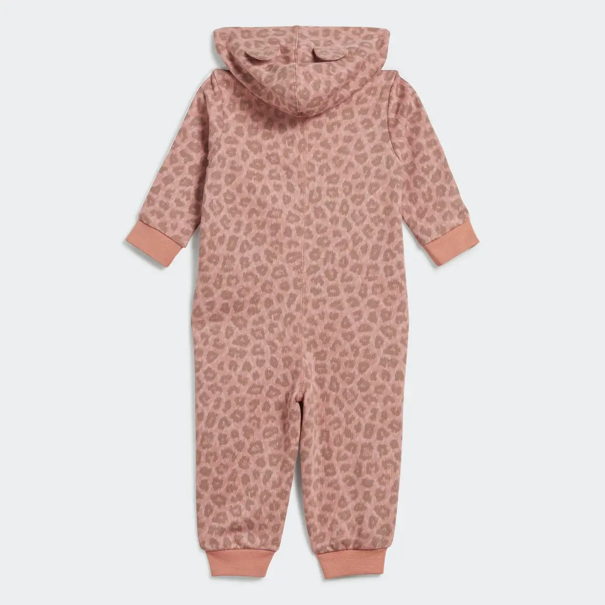 Adidas Animal Allover Print Hooded Bodysuit with Ears. 3