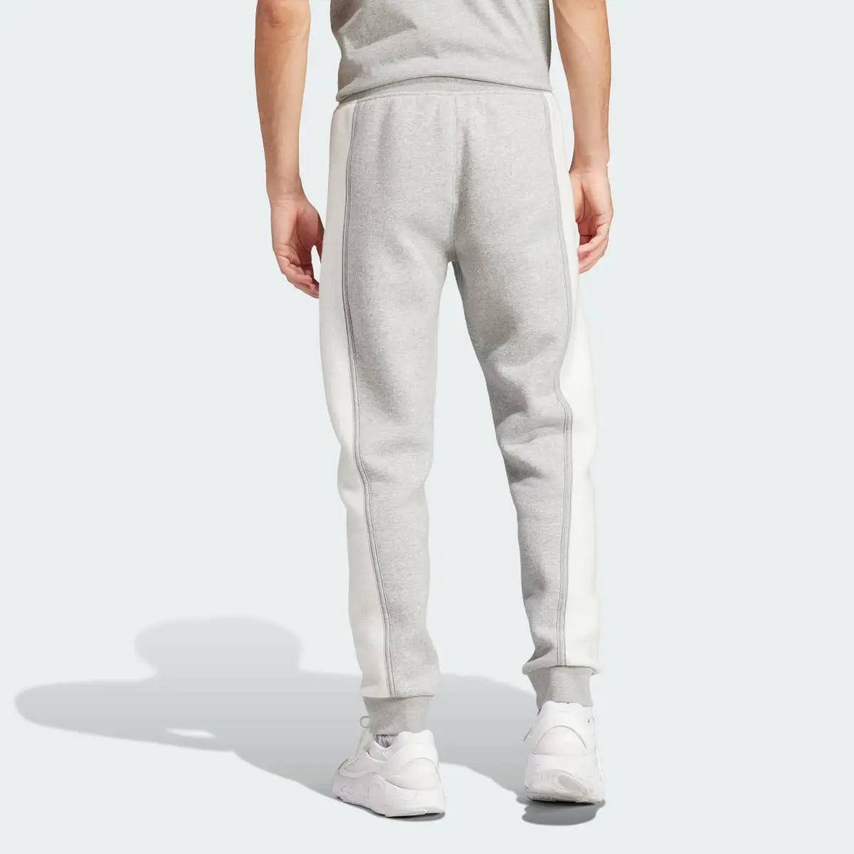 Adidas Trefoil Essentials+ Reverse Material Sweat Joggers. 2