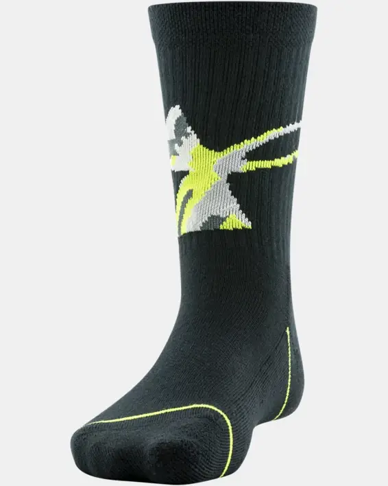 Under Armour Boys' UA Phenom 3-Pack Crew Socks. 3