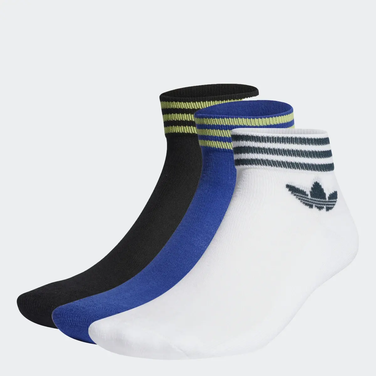 Adidas Island Club Trefoil Ankle Socks 3 Pairs. 1