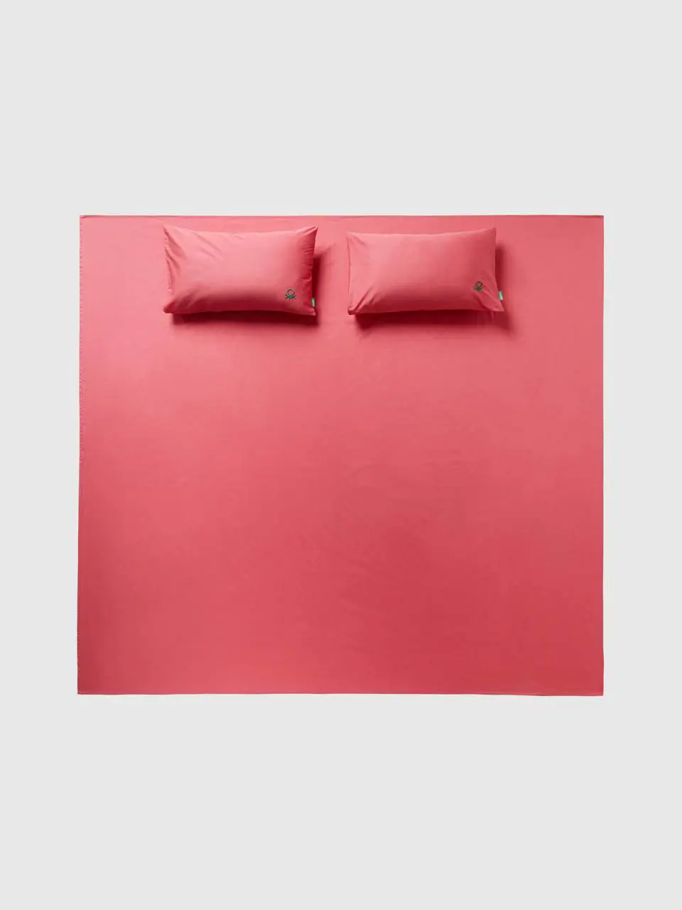 Benetton set of pink double bed sheets. 1