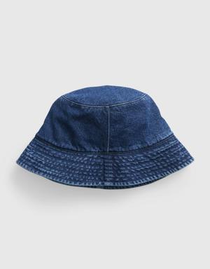 Gap Denim Bucket Hat blue