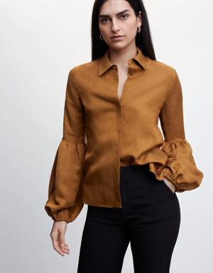 Puff sleeves blouse
