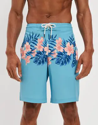 American Eagle 9" Tropical Classic Board Short. 1