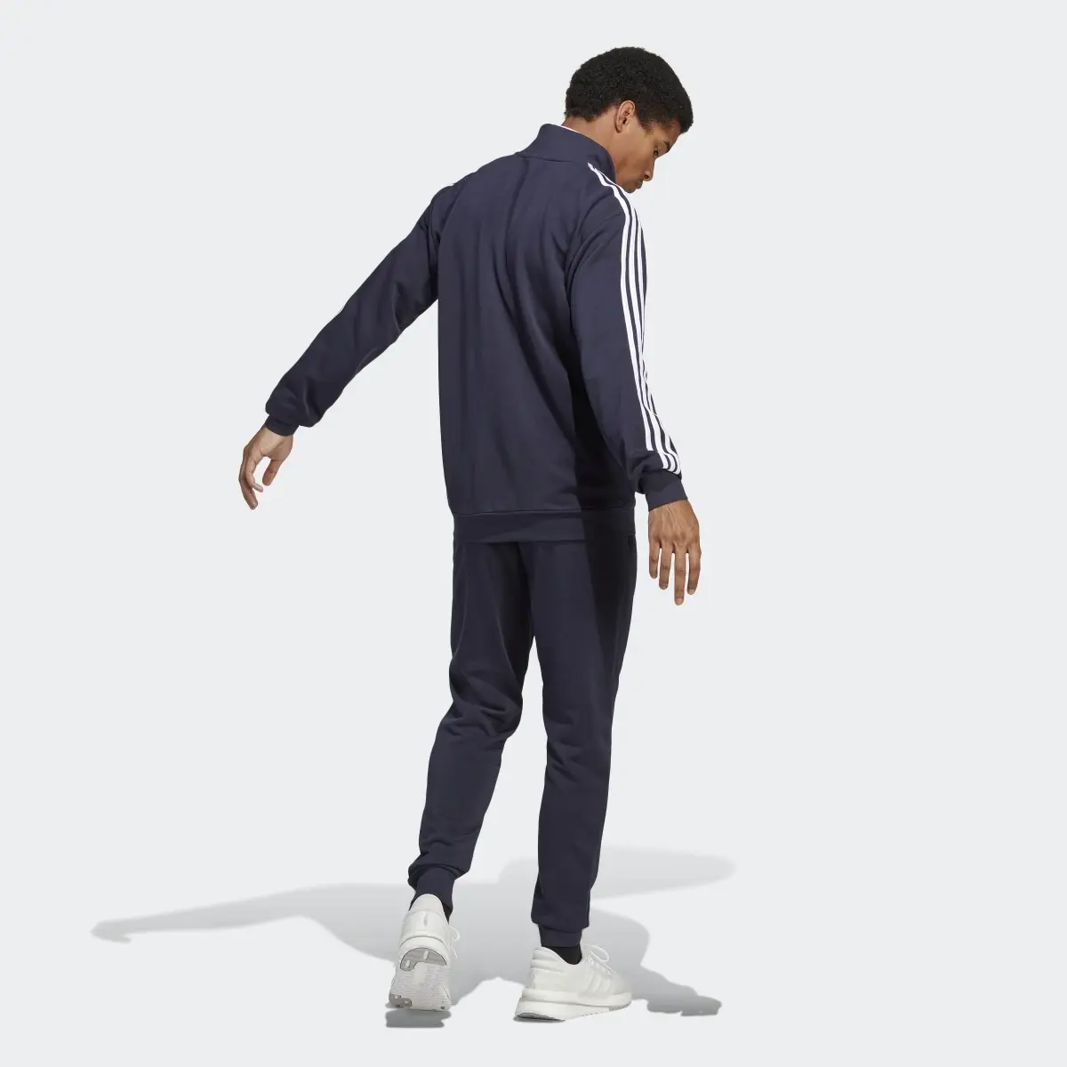 Adidas Basic 3-Stripes French Terry Tracksuit. 3