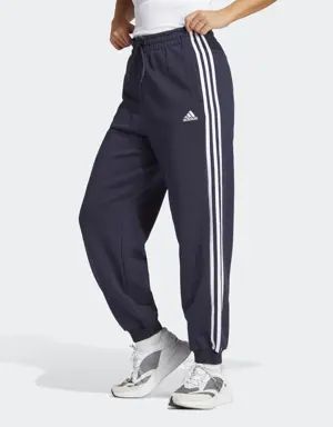 Essentials 3-Stripes French Terry Loose-Fit Joggers