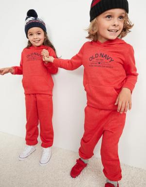 Unisex Jogger Sweatpants for Toddler red
