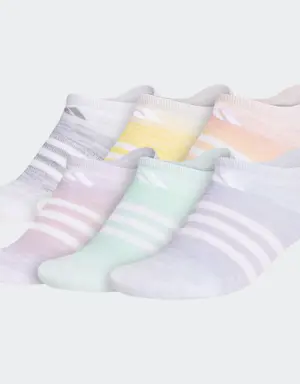 Ombre No-Show Socks 6 Pairs