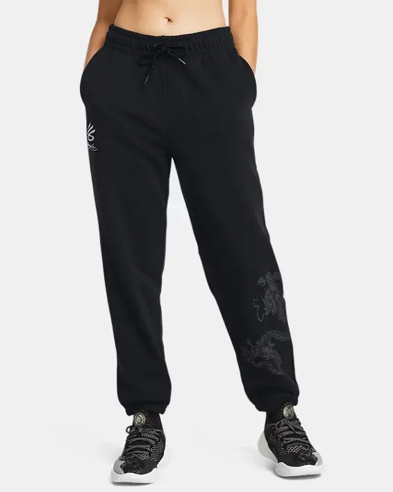 Under Armour Women's Curry x Bruce Lee Lunar New Year 'Future Dragon' Joggers. 1