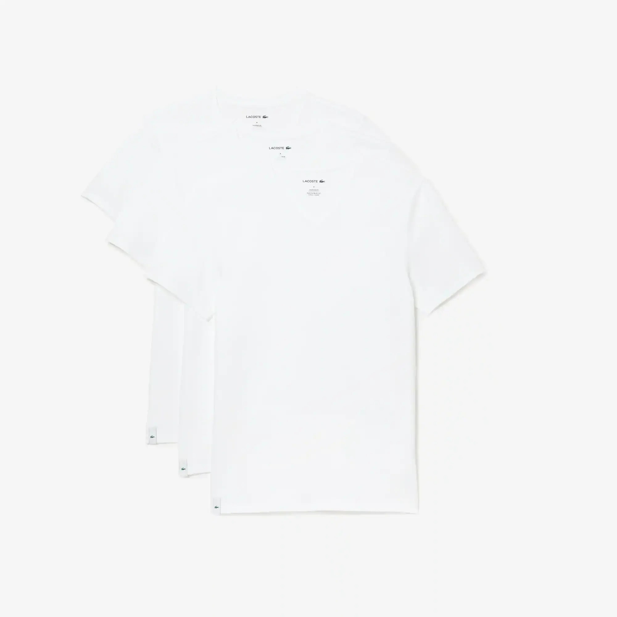Lacoste Playera cuello en V en algodón para hombre. 2 Lacoste Playera cuello en V en algodón para hombre. 2