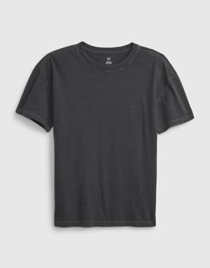 Gap Kids Organic Cotton Tunic T-Shirt black