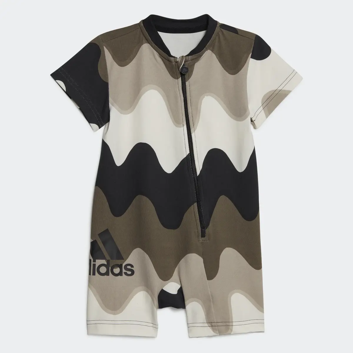 Adidas x Marimekko Allover Print Cotton Bodysuit. 1