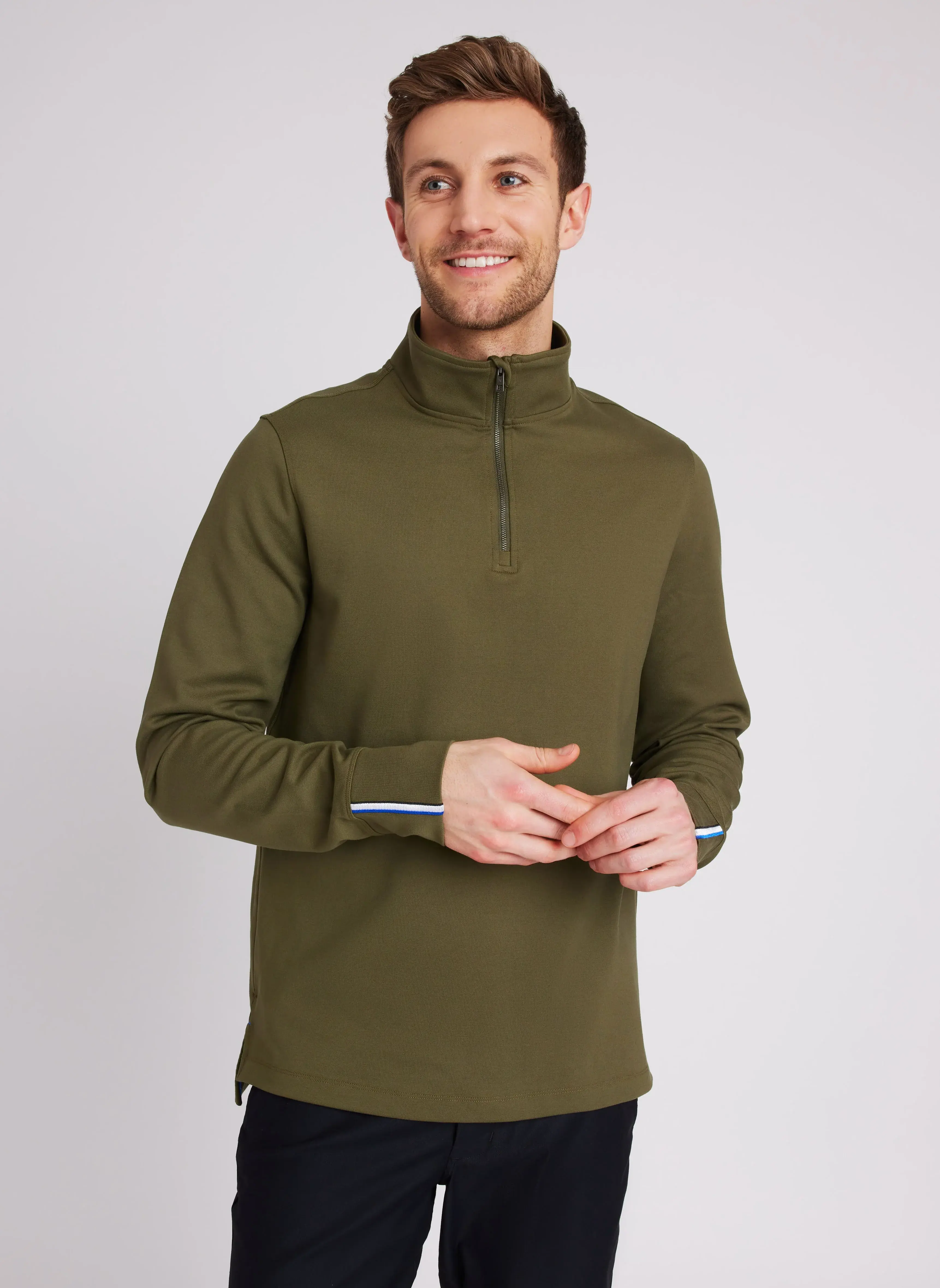 Kit And Ace Comfort Quarter Zip. 1