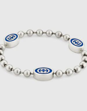 Interlocking G boule chain bracelet