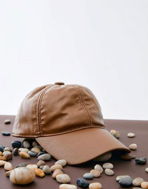 Vegan Deri Şapka