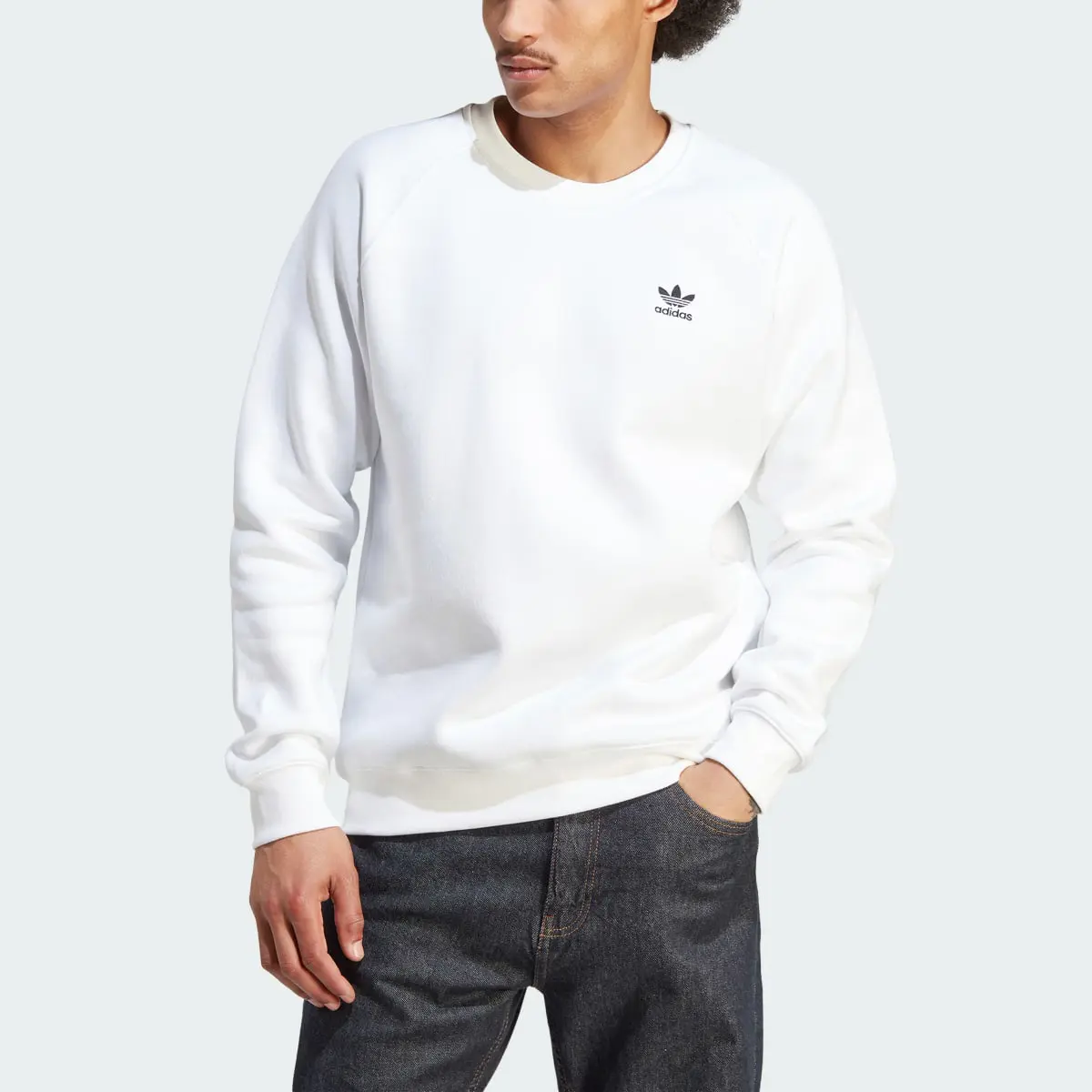 Adidas Felpa Trefoil Essentials Crewneck. 1