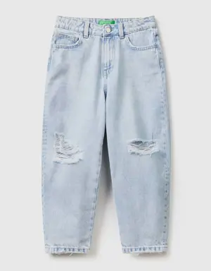 baggy fit jeans with rips