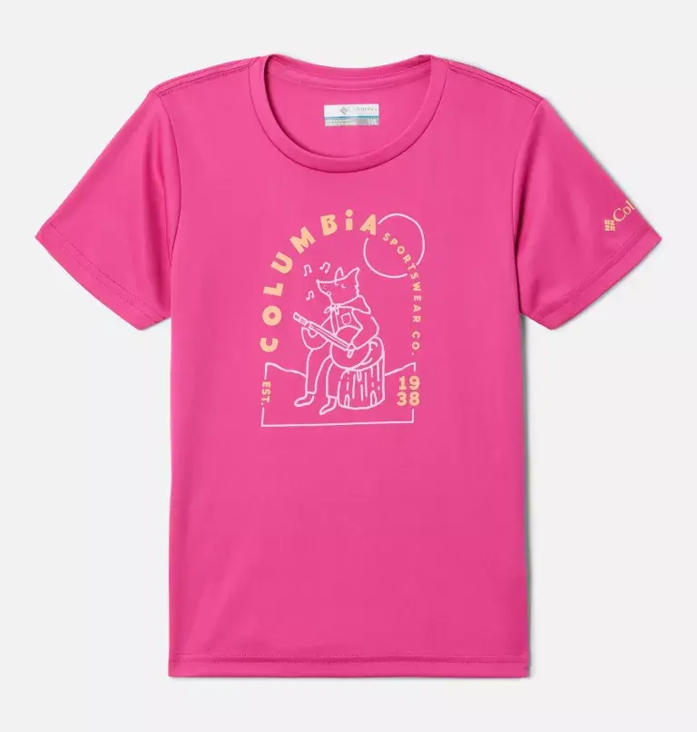 Columbia Girls’ Mirror Creek™ Technical Graphic T-Shirt. 1