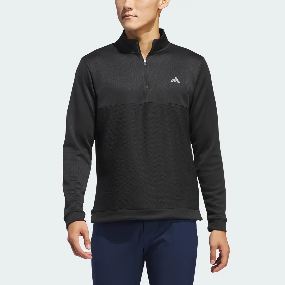 Adidas Ultimate365 Textured Quarter-Zip Top. 1