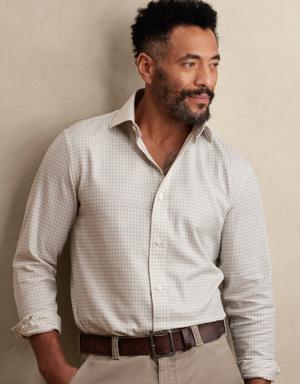 Cotton-Cashmere Dress Shirt gray