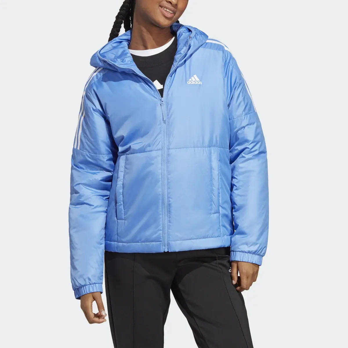 Adidas Essentials Insulated Hooded Jacket. 1