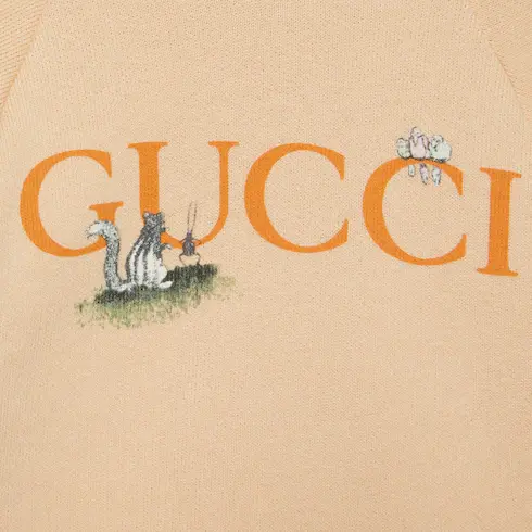 Gucci Baby animal print hooded sweatshirt. 3