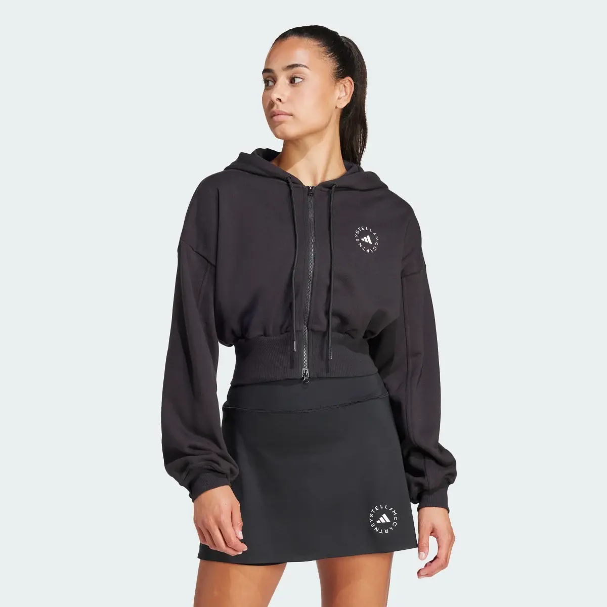 Adidas by Stella McCartney Sportswear Cropped Hoodie. 1