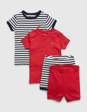 Gap babyGap 100% Organic Cotton PJ Shorts Set (2-Pack) red