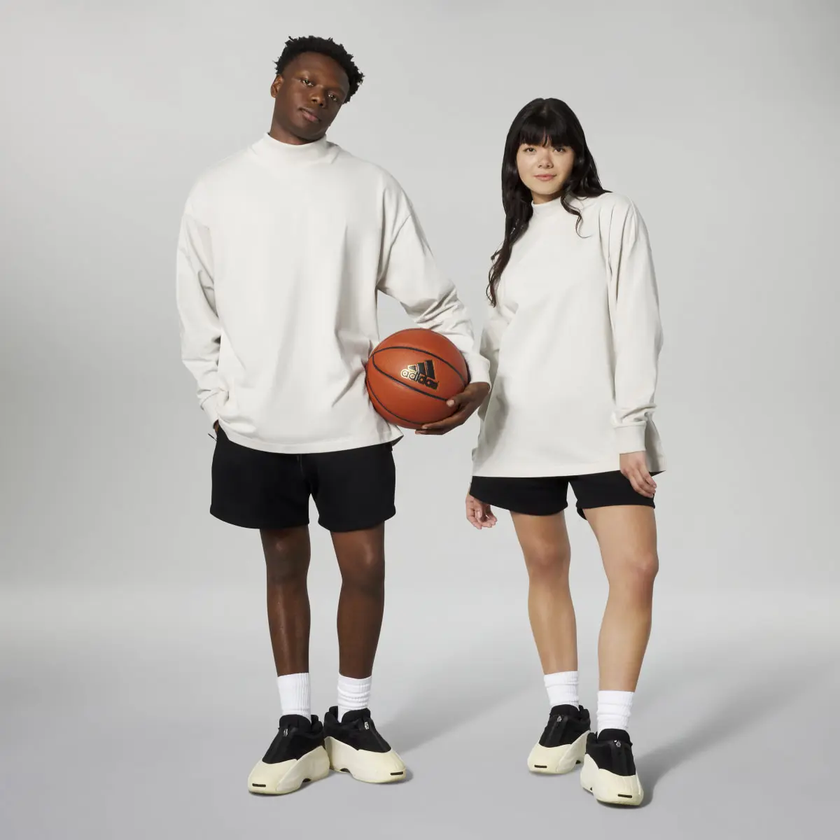Adidas Basketball Long Sleeve Tee. 1
