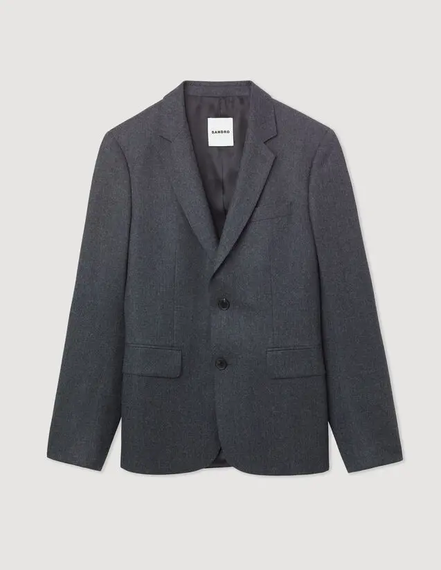 Sandro Flannel suit jacket Login to add to Wish list. 2