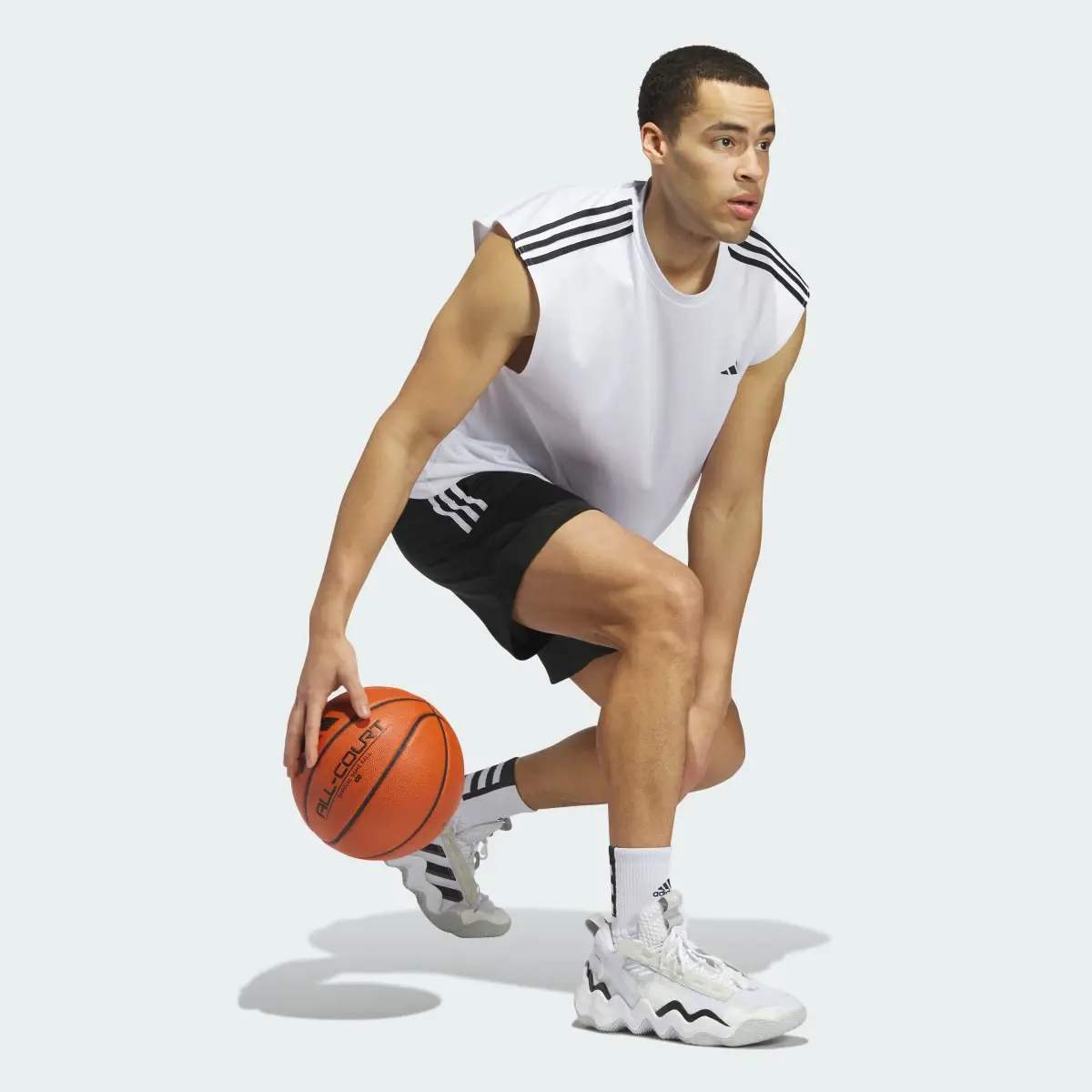 Adidas Legends 3-Stripes Basketbol Şortu. 3