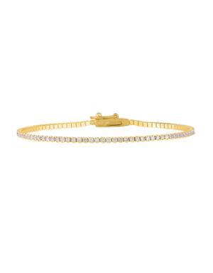 Classic Thin Tennis Bracelet gold