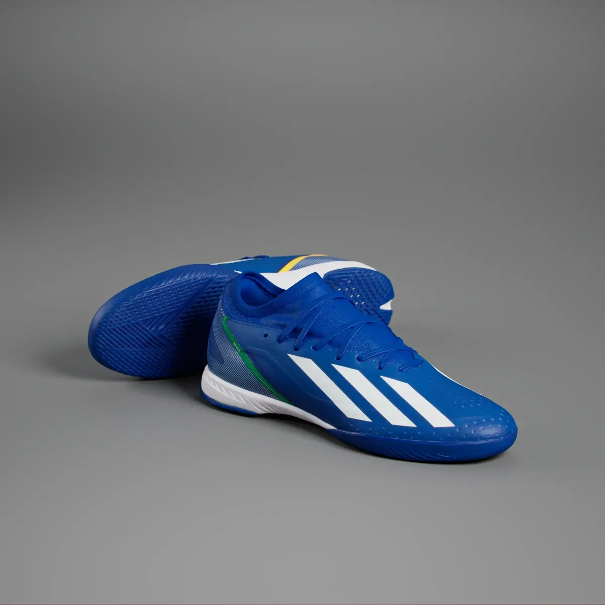 Adidas X Crazyfast.3 Brazil Indoor Soccer Shoes. 1