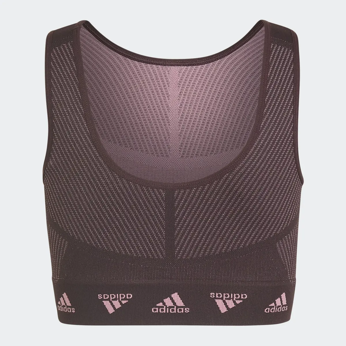 Adidas AEROKNIT Training Seamless Cropped Tank Top. 2