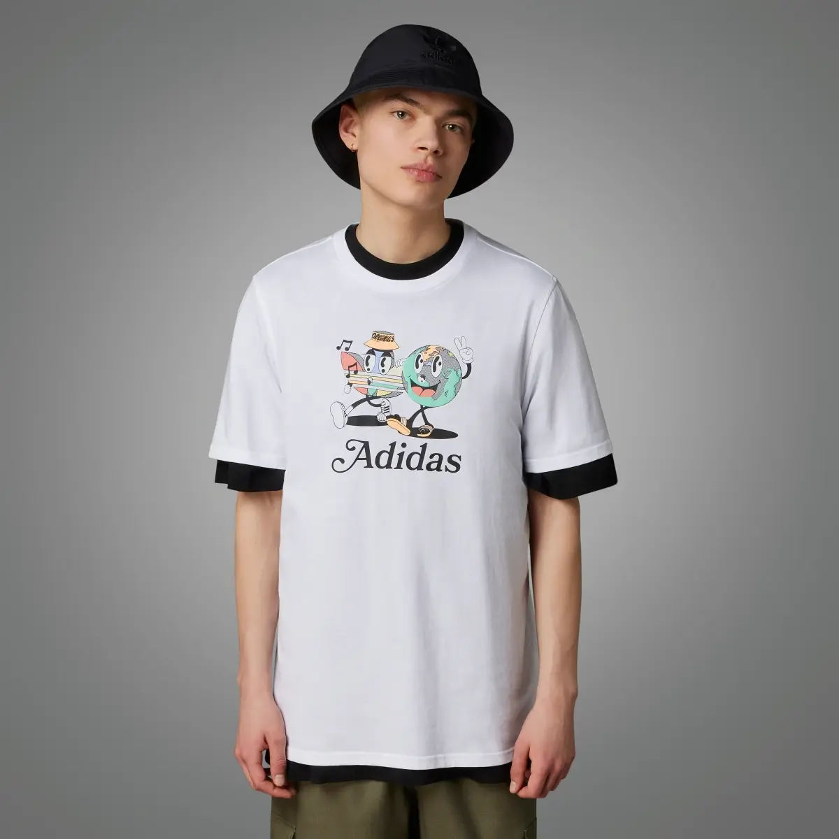 Adidas Enjoy Summer Graphic T-Shirt. 3