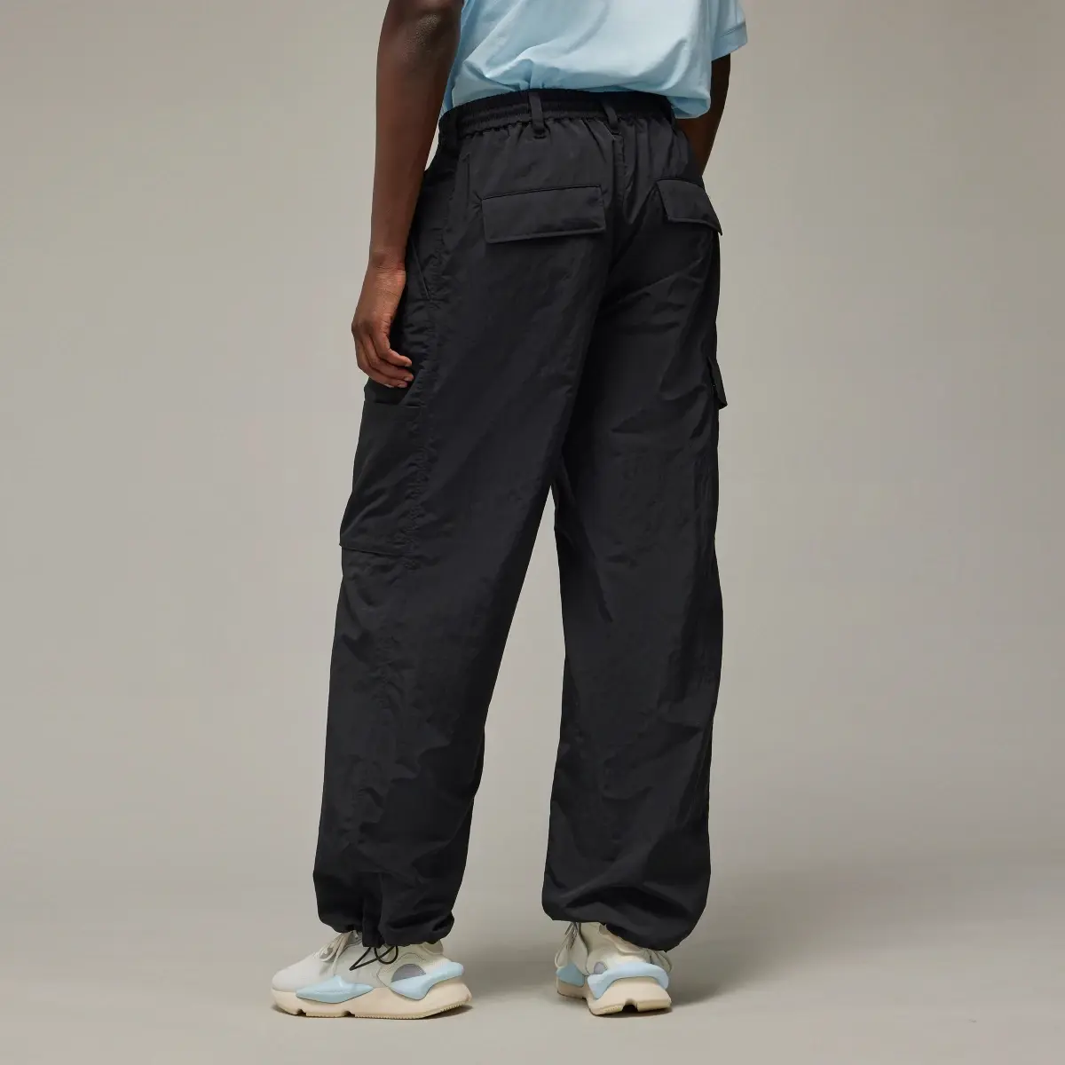 Adidas Y-3 Crinkle Nylon Pants. 3