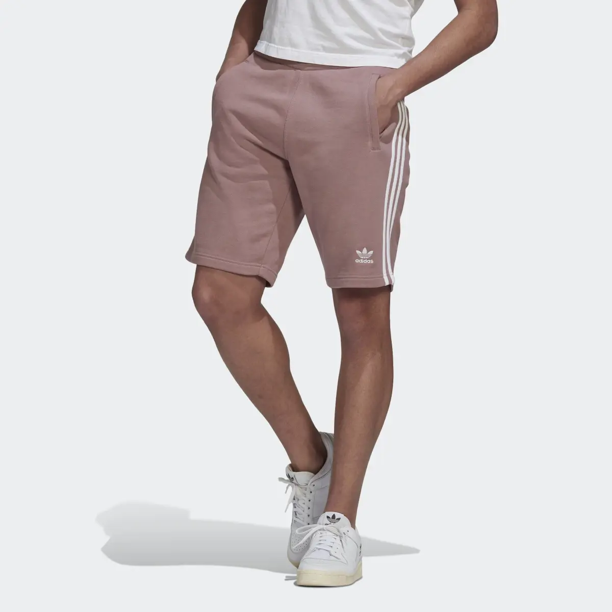 Adidas 3-Stripes Sweat Shorts. 1