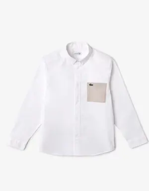 Kids’ Lacoste Contrast Pocket Shirt