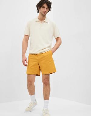 Gap 7" Easy Shorts With E-Waist yellow