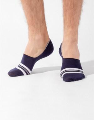 Modern Marine Erkek Görünmez Çorap Lacivert