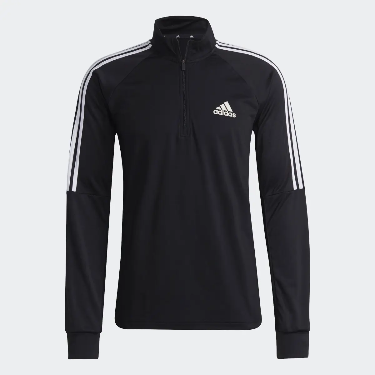 Adidas AEROREADY Sereno Cut 3-Stripes Slim 1/4-Zip Training Top. 1