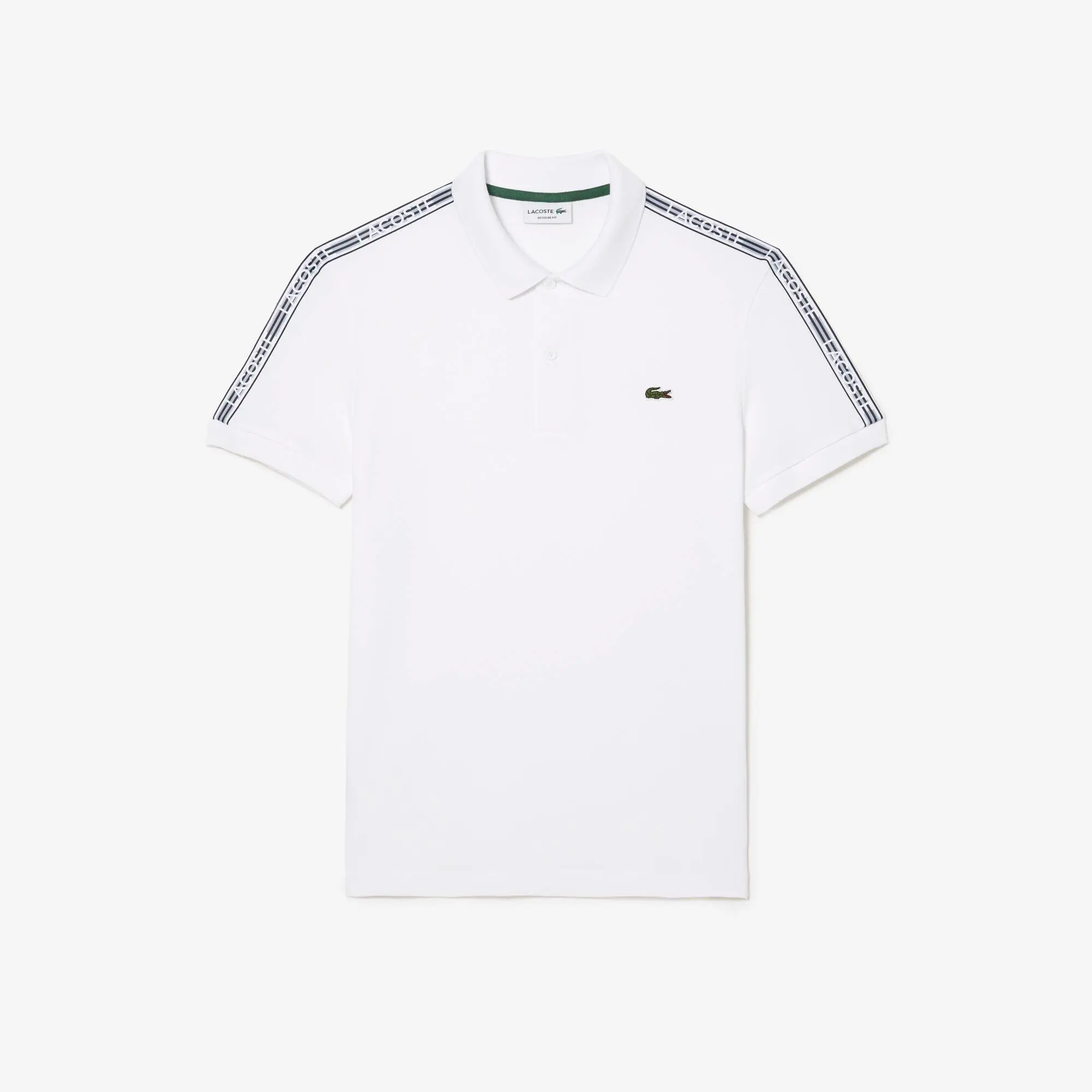 Lacoste Herren LACOSTE Poloshirt aus Piqué mit Logostreifen. 2