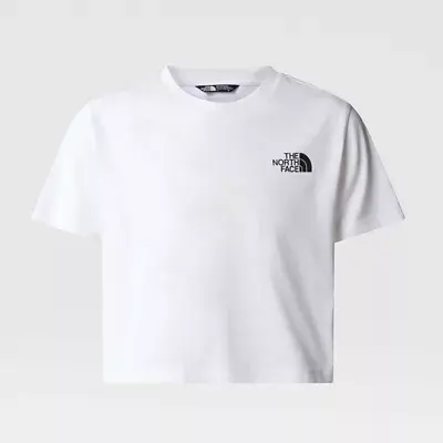 The North Face Girls&#39; Simple Dome Cropped T-Shirt. 1