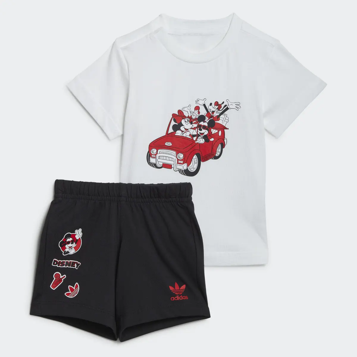 Adidas Disney Mickey and Friends Shorts-and-Tee Set. 1